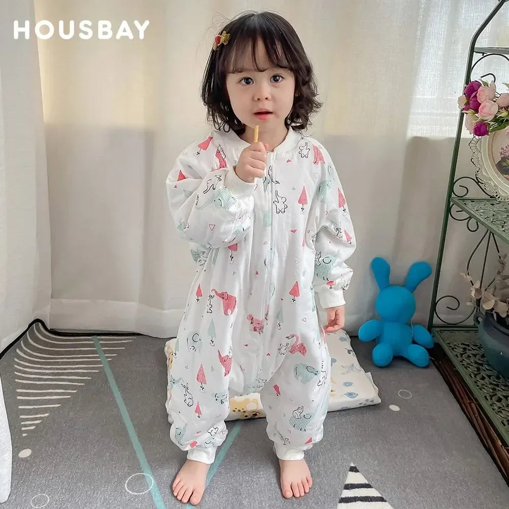 Baby Sleeping Bag Cute Girls Winter Warm